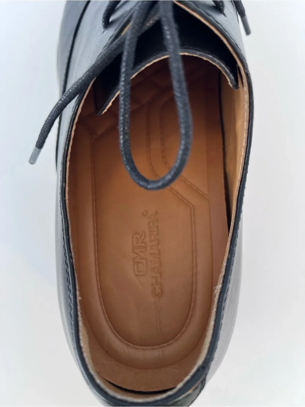 Chamaripa Men's Black Leather Elevator Dress Shoes